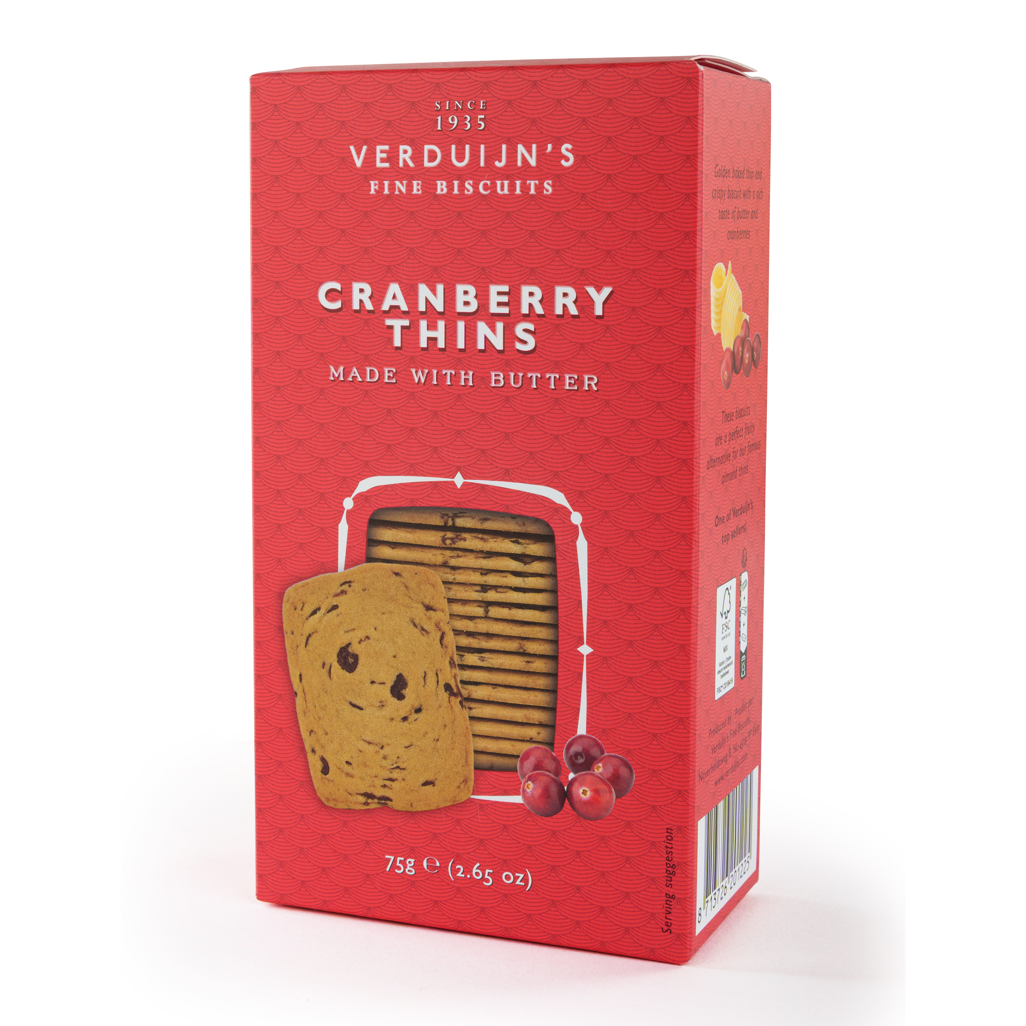 Butterkekse mit Preiselbeeren