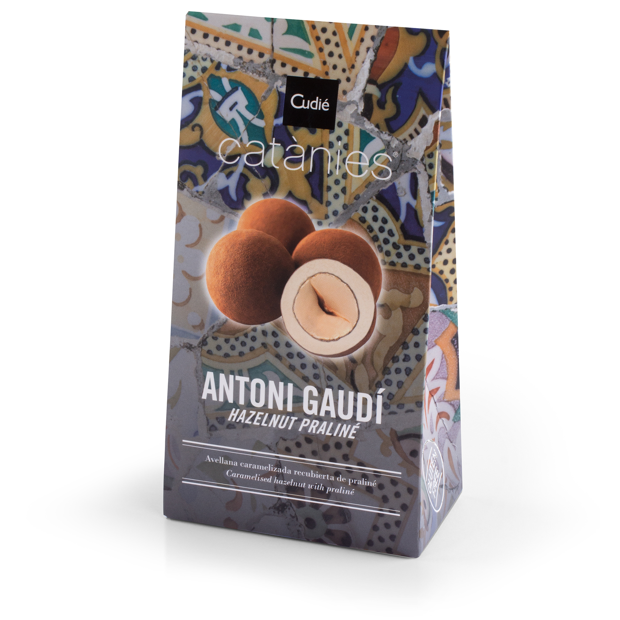 Antoni Gaudi – Karamellisierte Haselnuss mit Praline