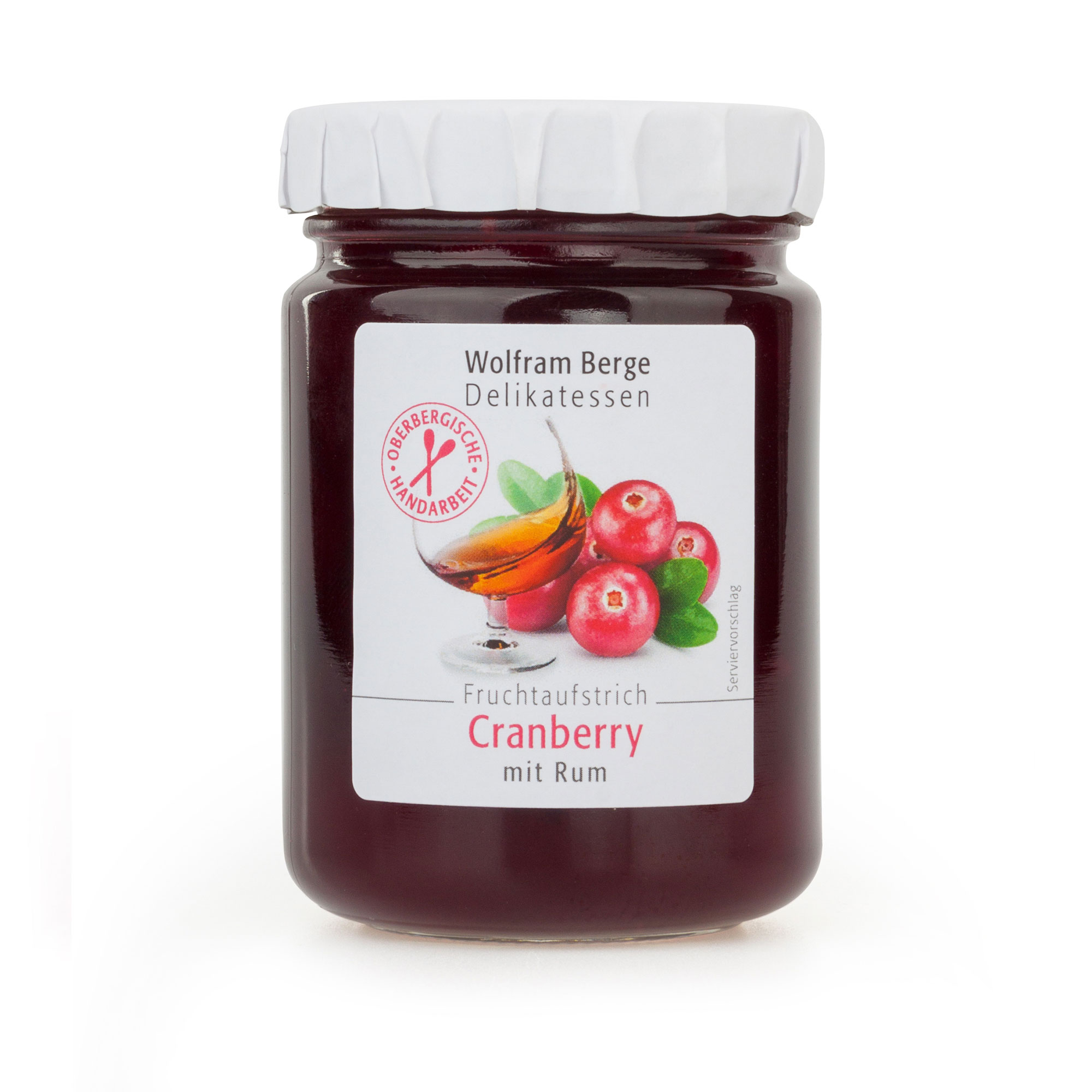 14001002 Cranberry Fruchtaufstrich mit Rum
