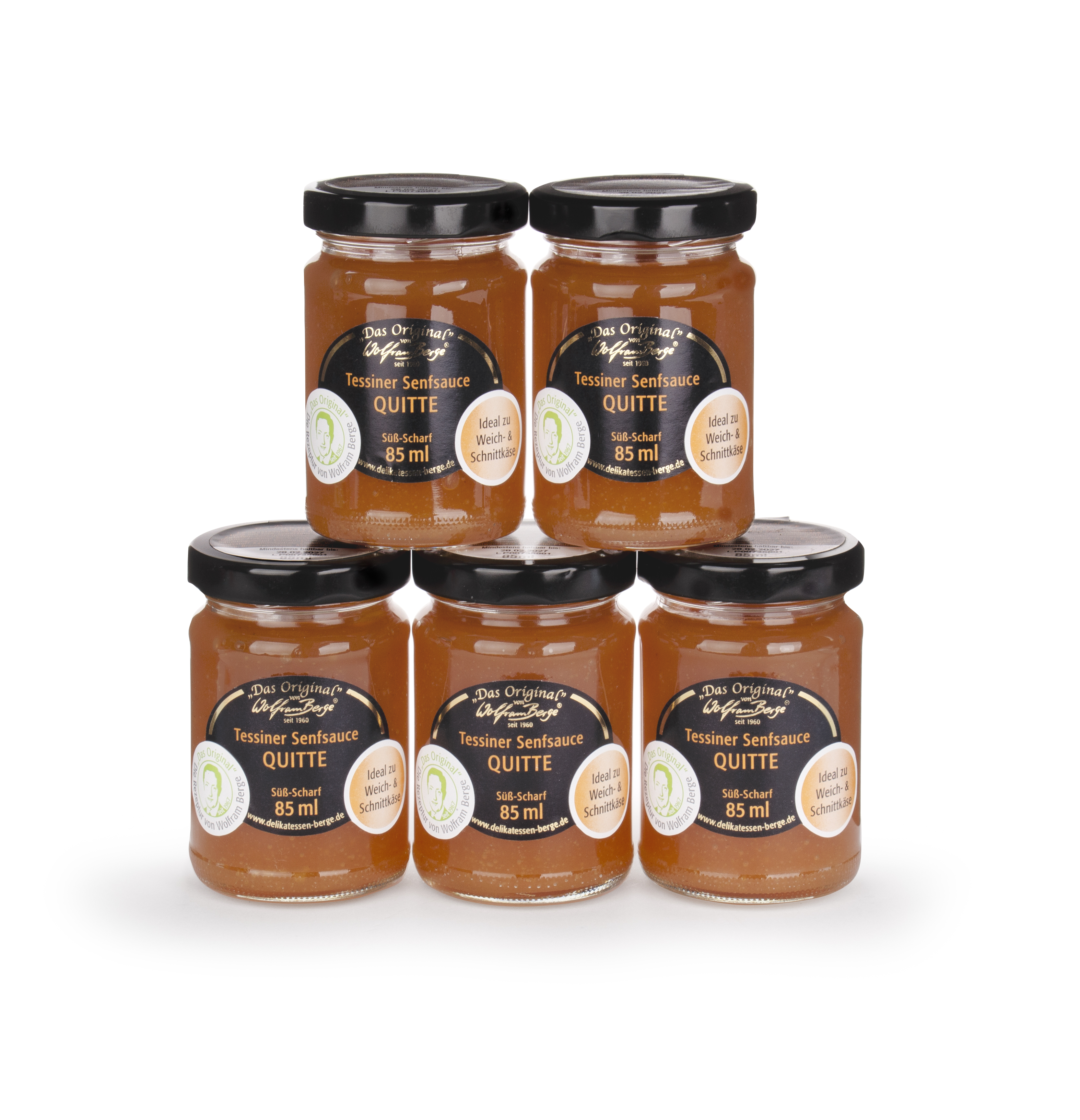 5er Bundle Original Tessiner Senfsauce Quitte