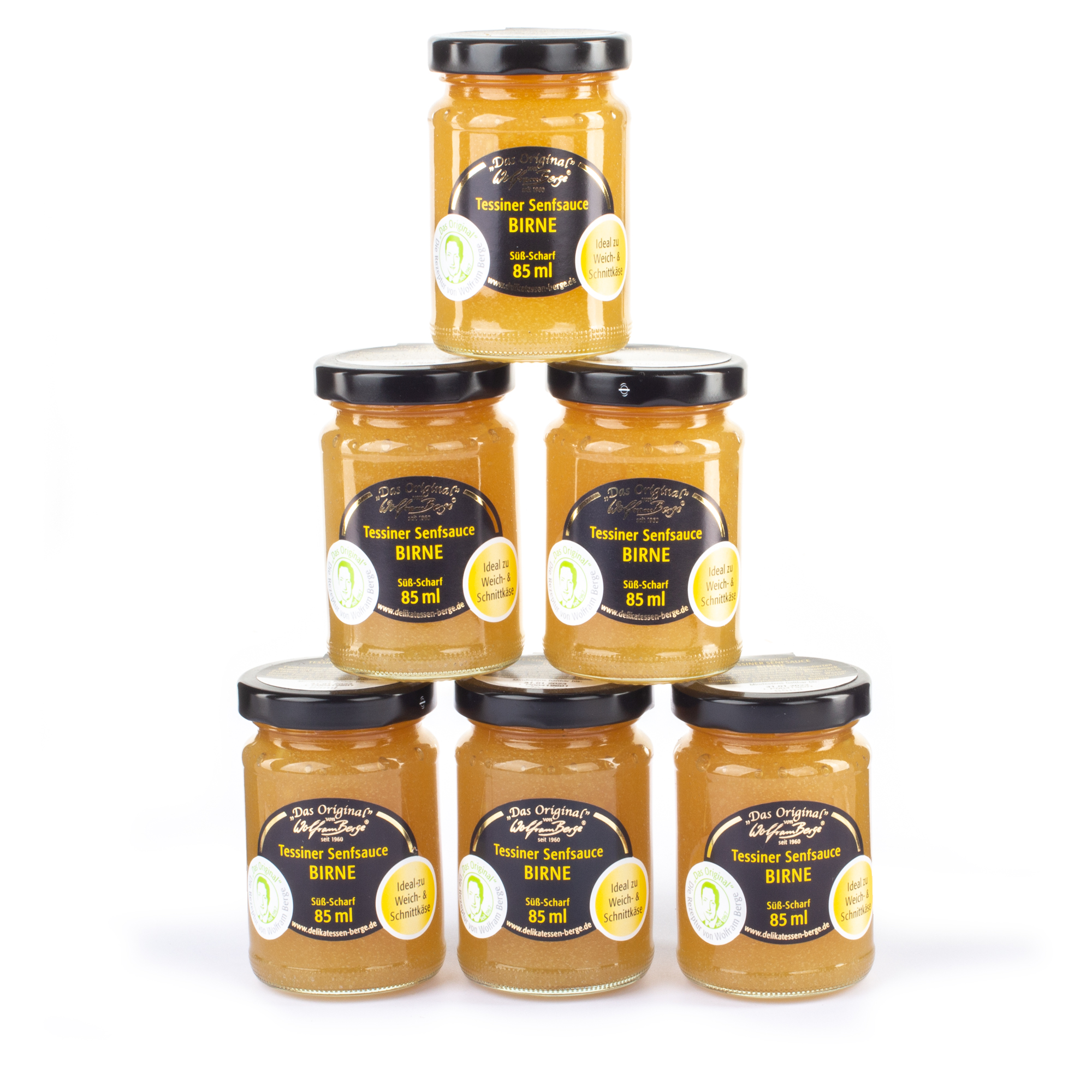 6er Bundle Original Tessiner Senfsauce Birne
