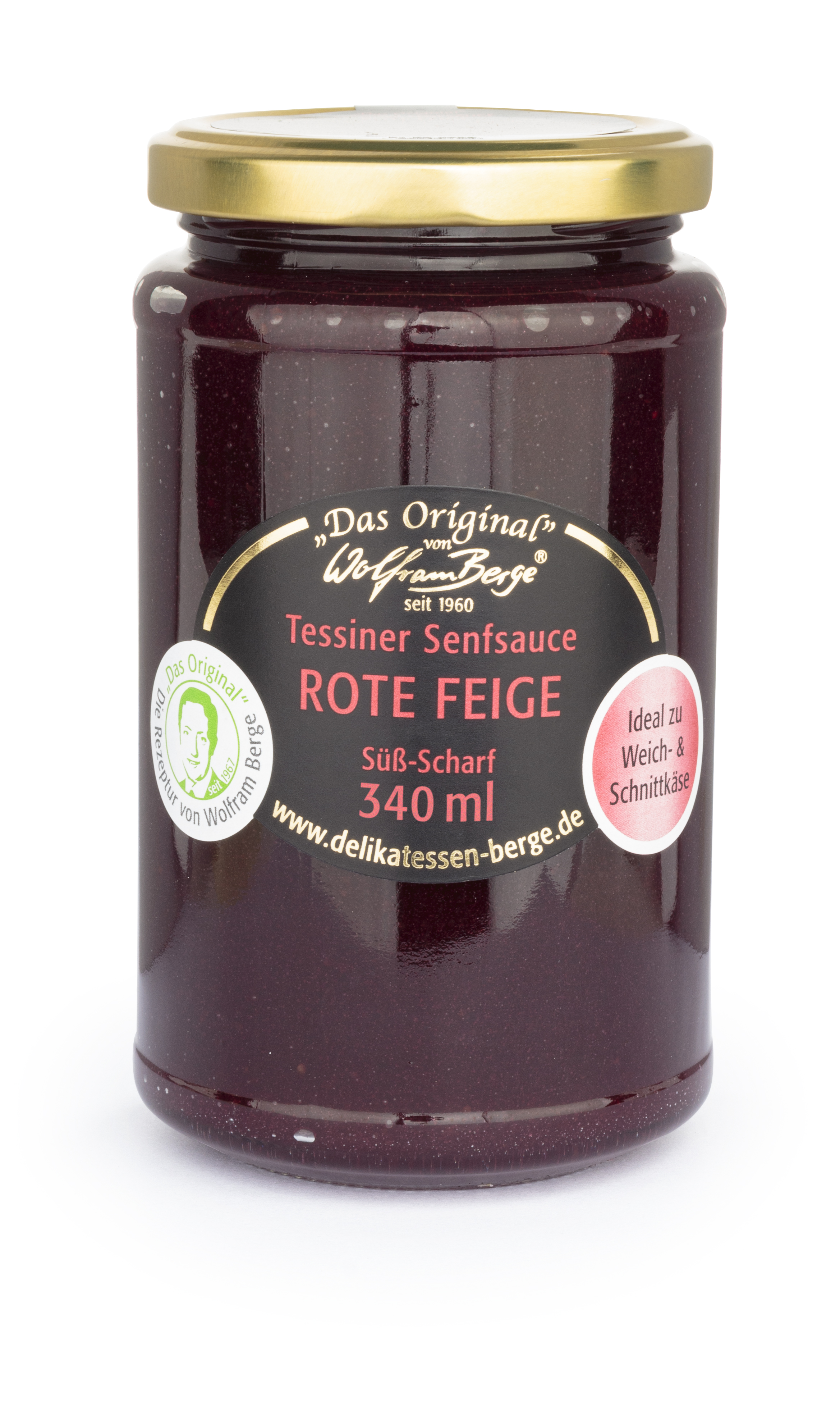 Original Tessiner Senfsauce Rote Feige 340ml kuzes MHD 30.04.2026