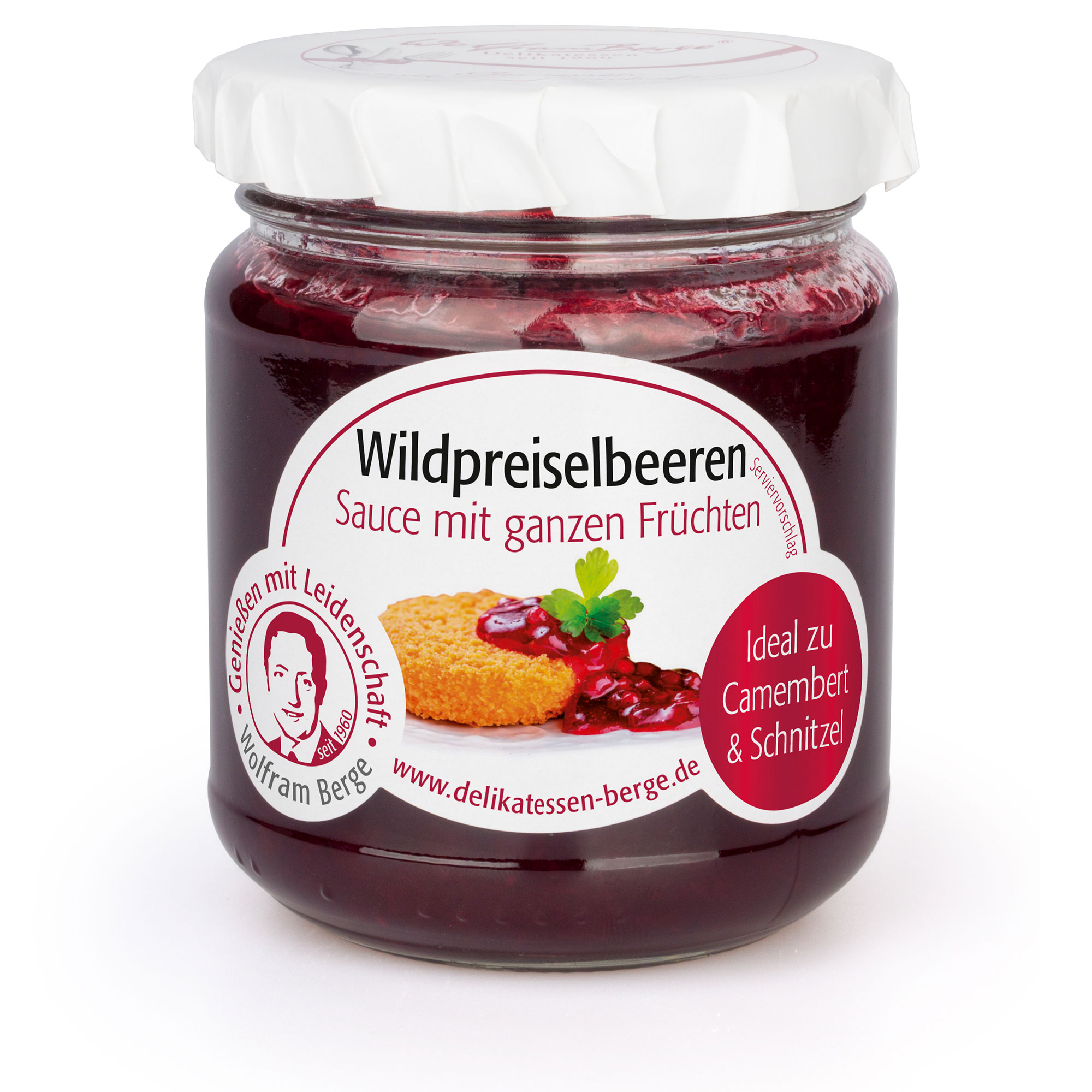 34020455 Wildpreiselbeeren-Sauce mit ganzen Früchten