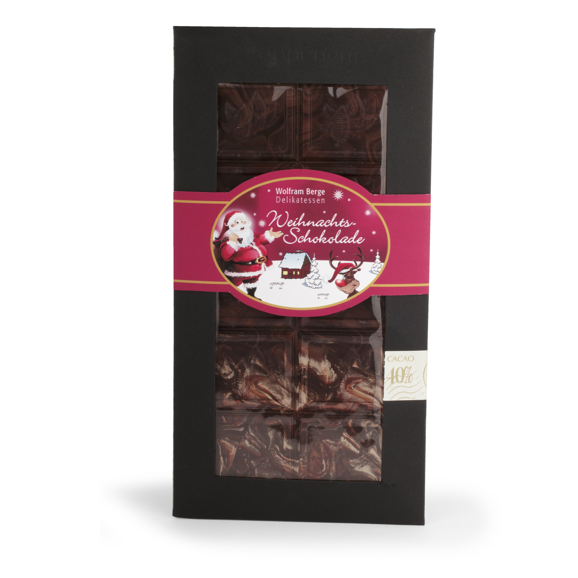 Weihnachtsschokolade Mandel-Lebkuchen