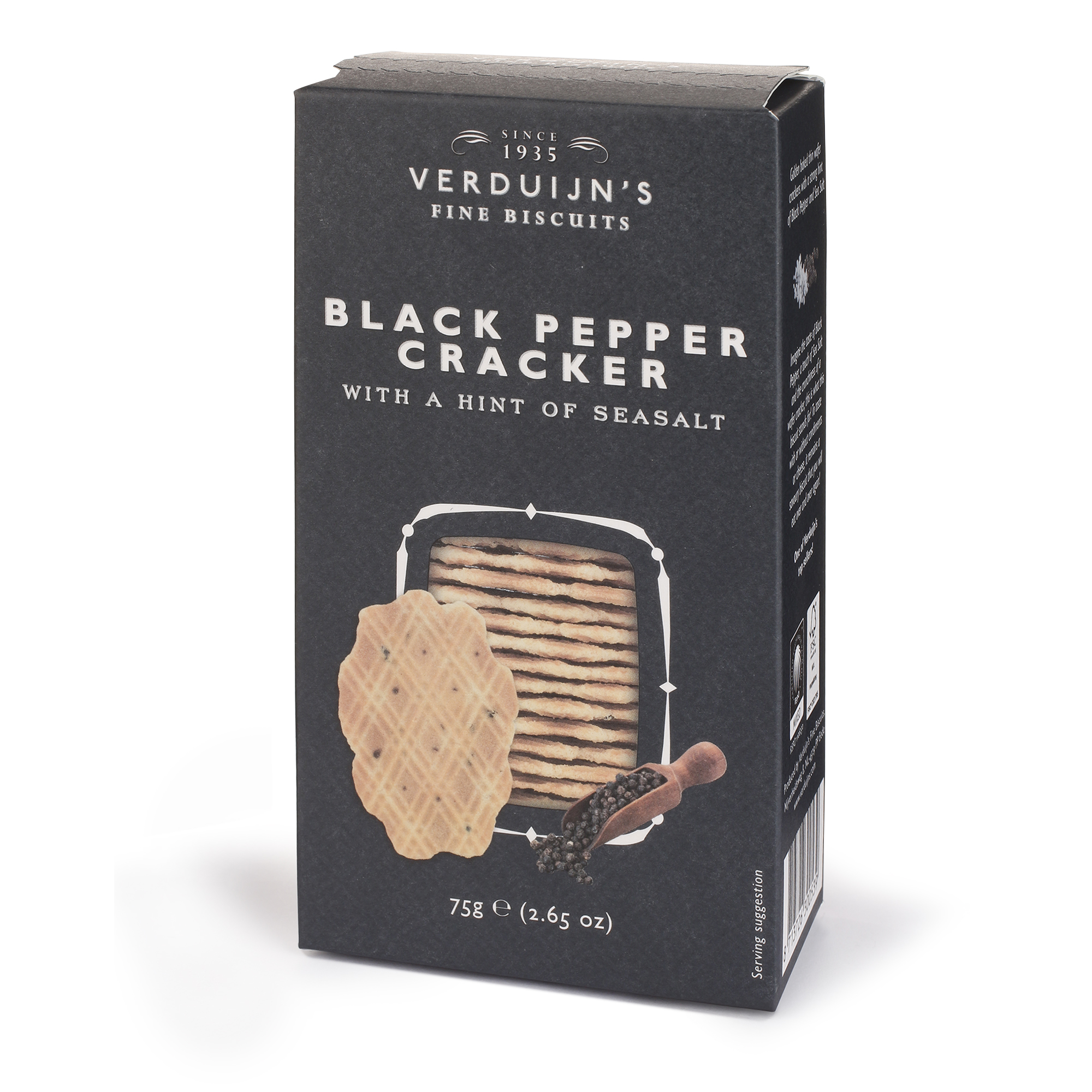 51100412 Waffelgebäck mit Meersalz und schwarzem Pfeffer