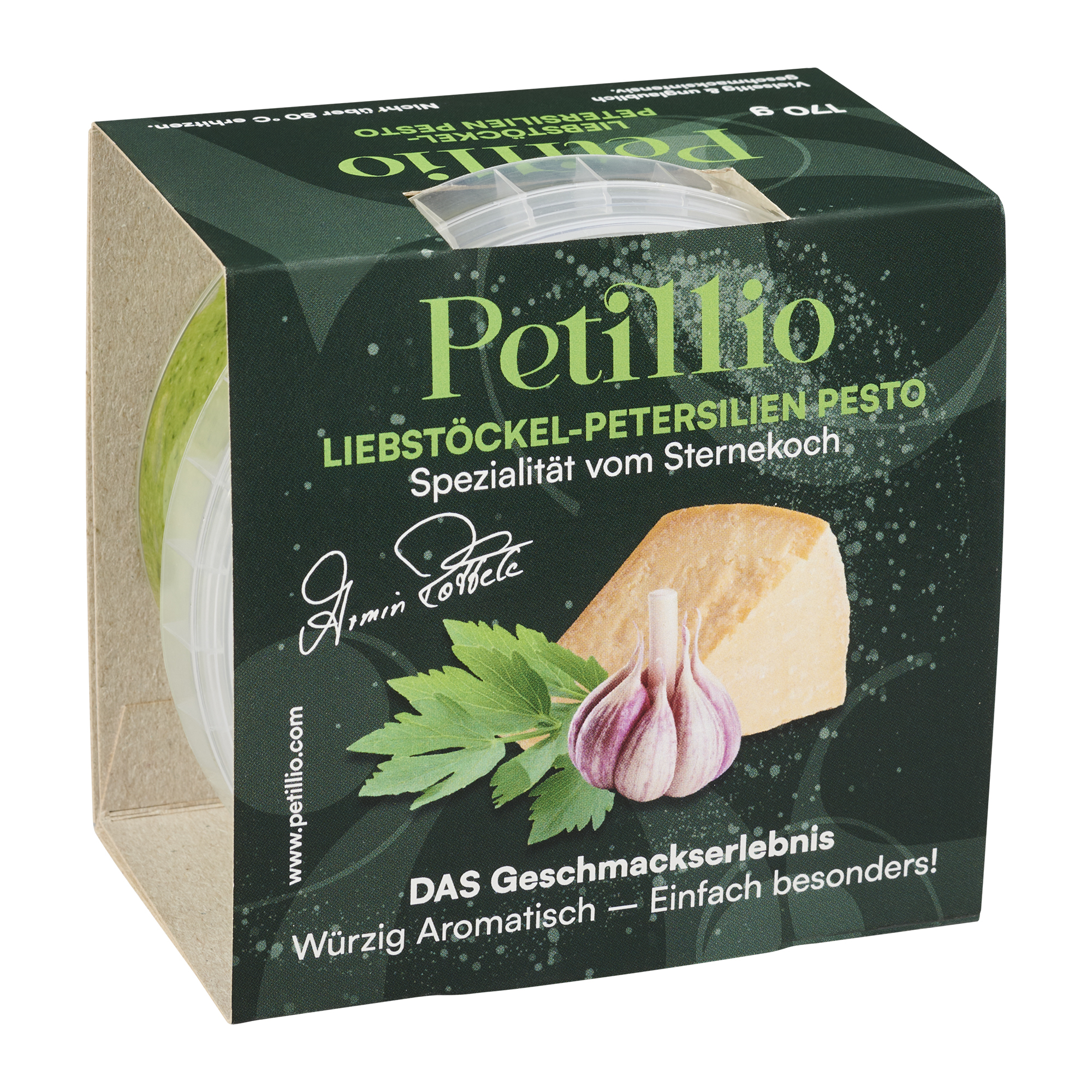 Petillio Liebstöckel - Petersilien Pesto  Petillio Liebstöckel - Petersilien Pesto