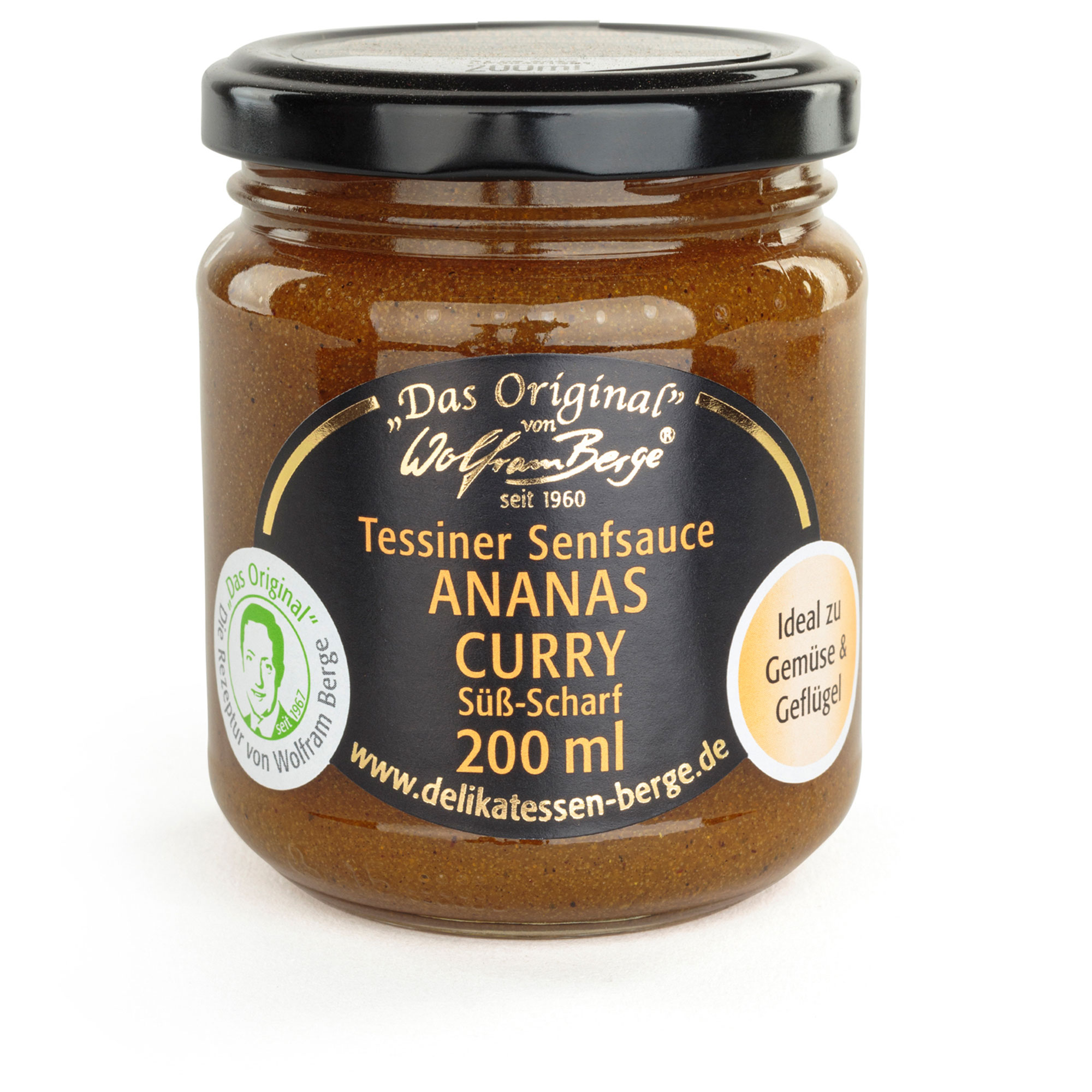 Original Tessiner Senfsauce Ananas Curry