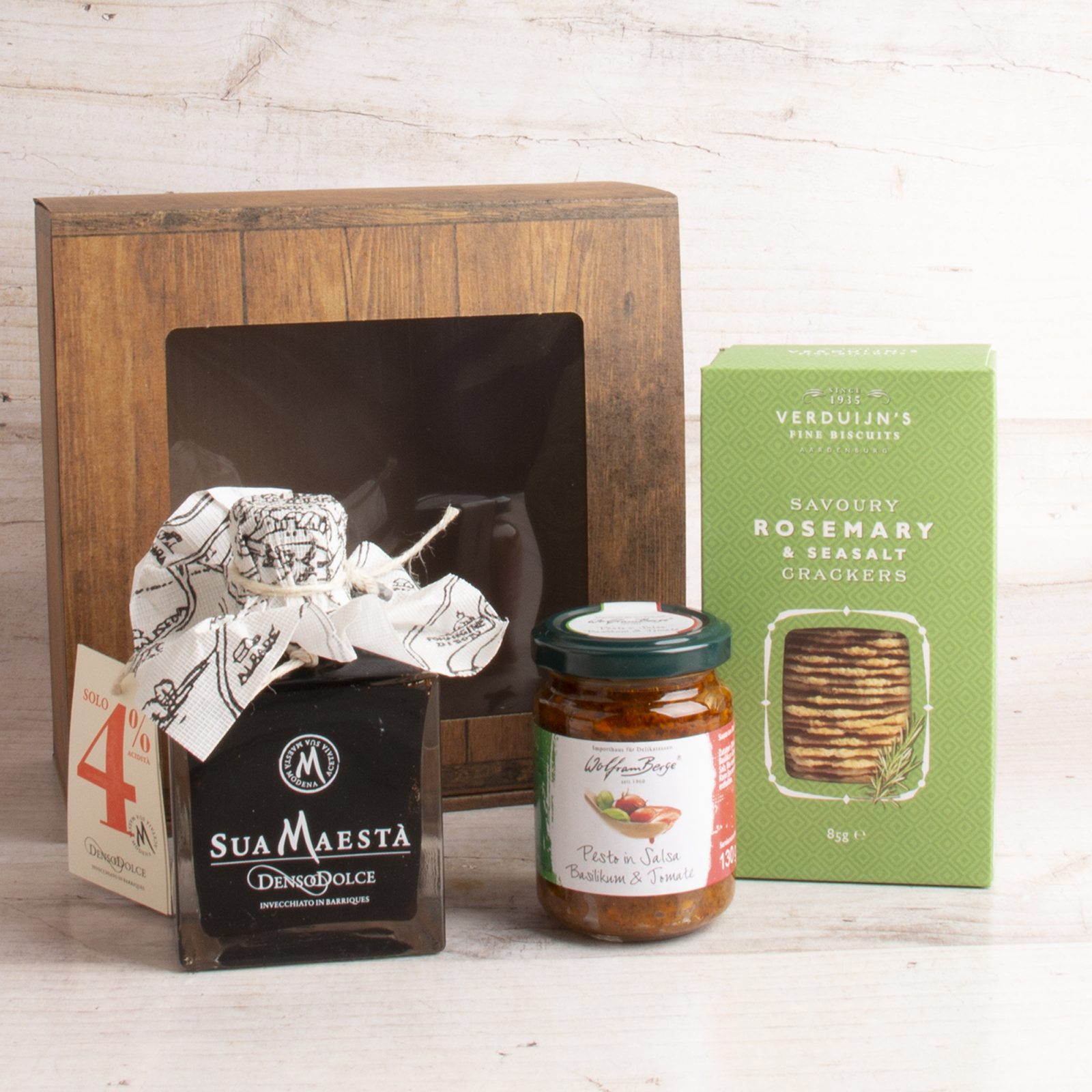 00200112 Geschenkbox "Pesto meets Rosmarin-Cracker"