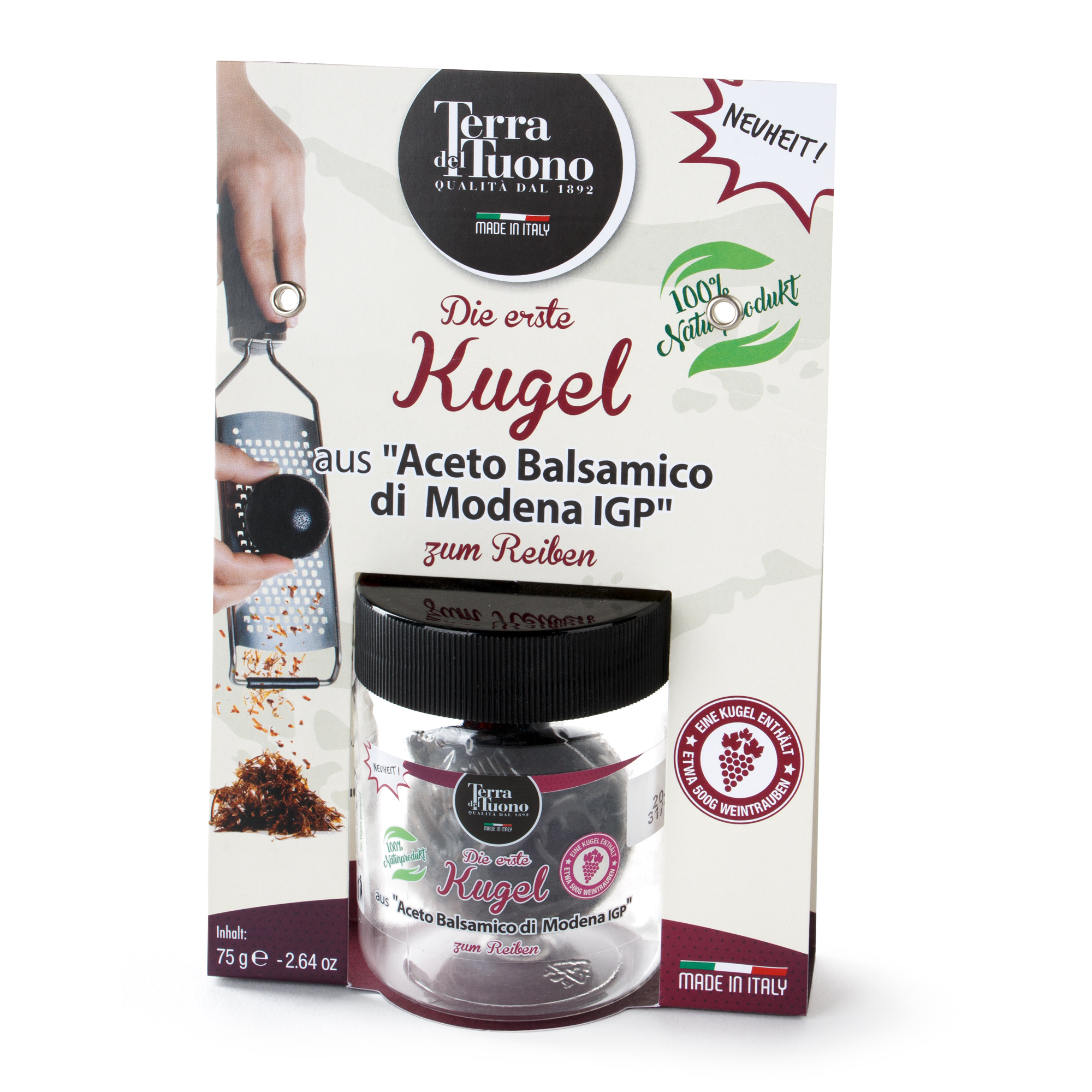Aceto Balsamico di Modena IGP- Kugel zum Reiben