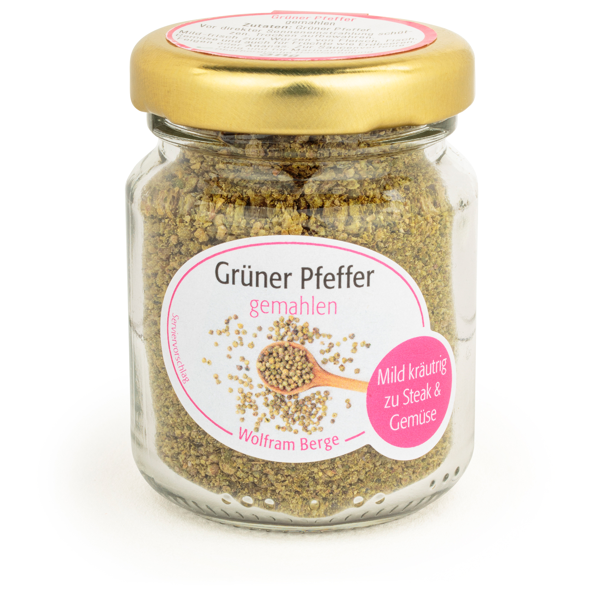 Grüner Pfeffer gemahlen