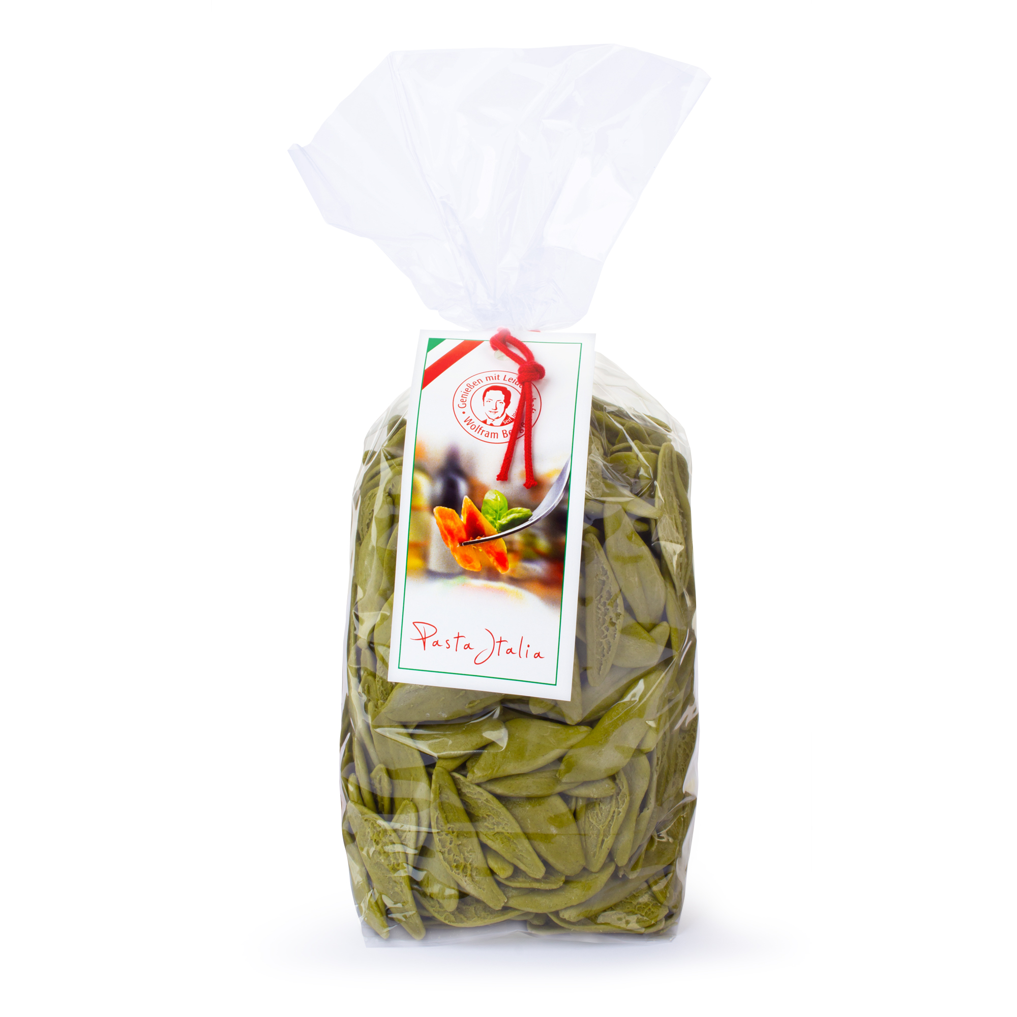 Grüne Olivenblatt-Nudeln aus Apulien