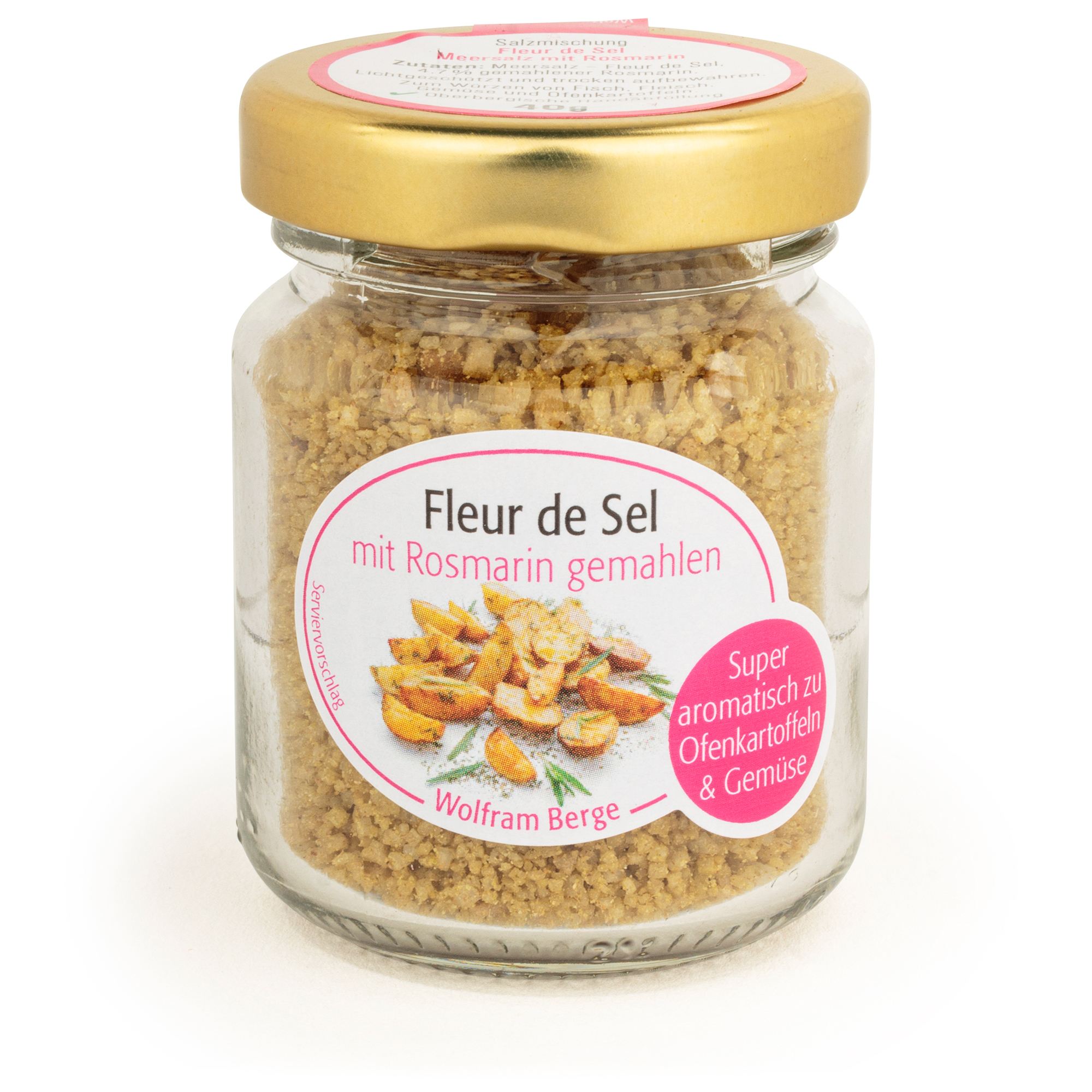 Fleur de Sel mit Rosmarin Fleur de Sel mit Rosmarin