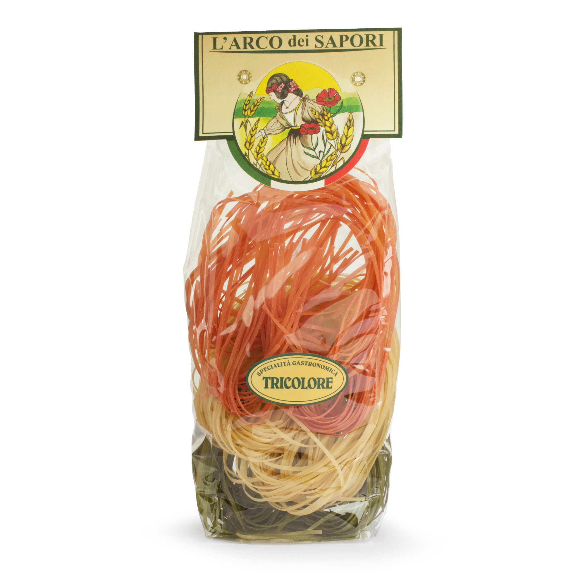 Tagliolini all' Italiana tricolore