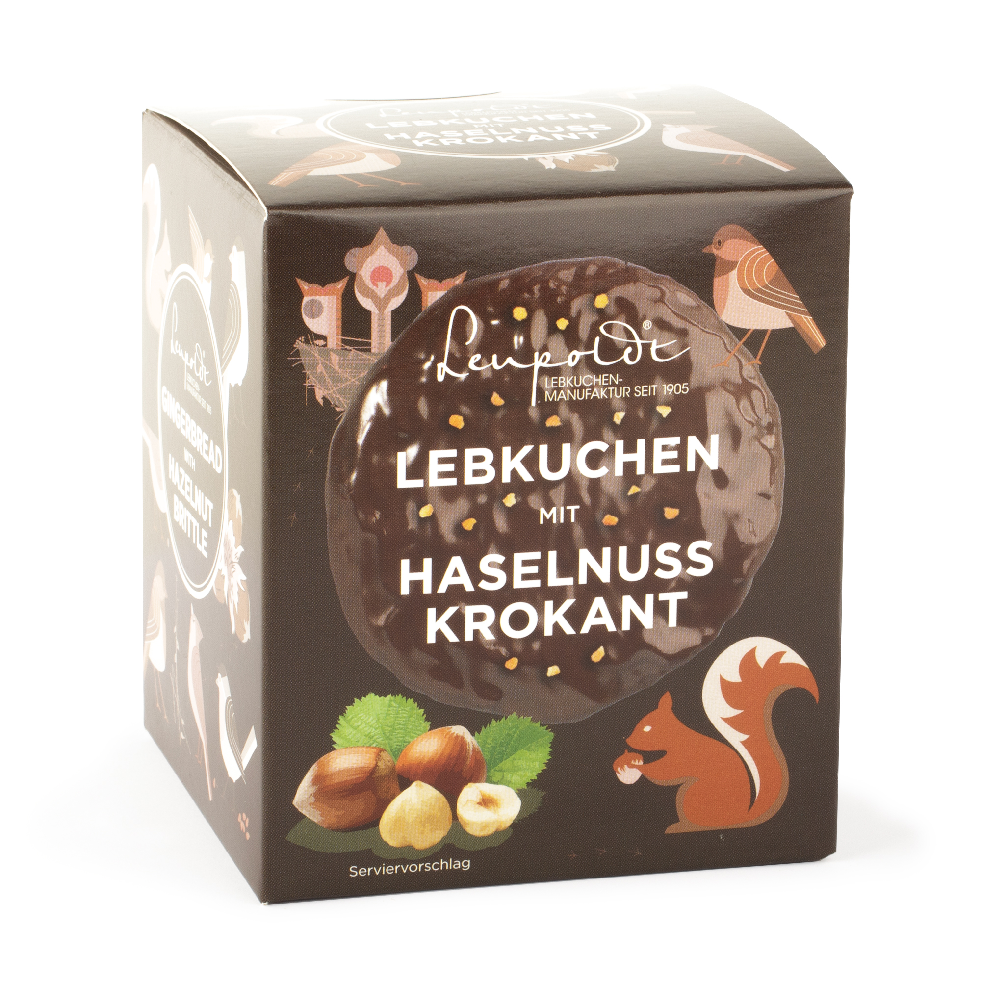 Lebkuchen mit Haselnuss Krokant