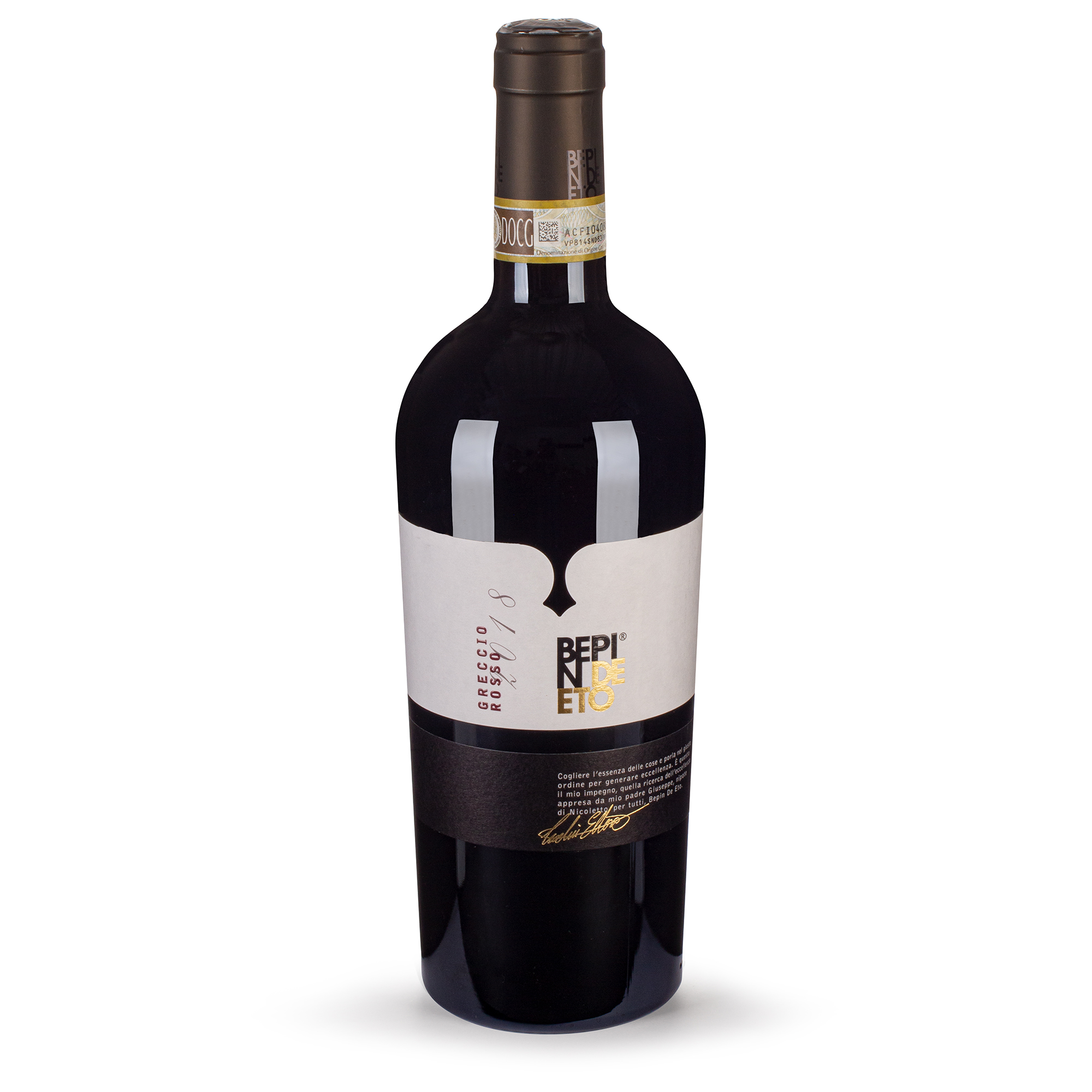 71080130 Bepin de Eto Greccio Rosso Colli di Conegliano DOCG