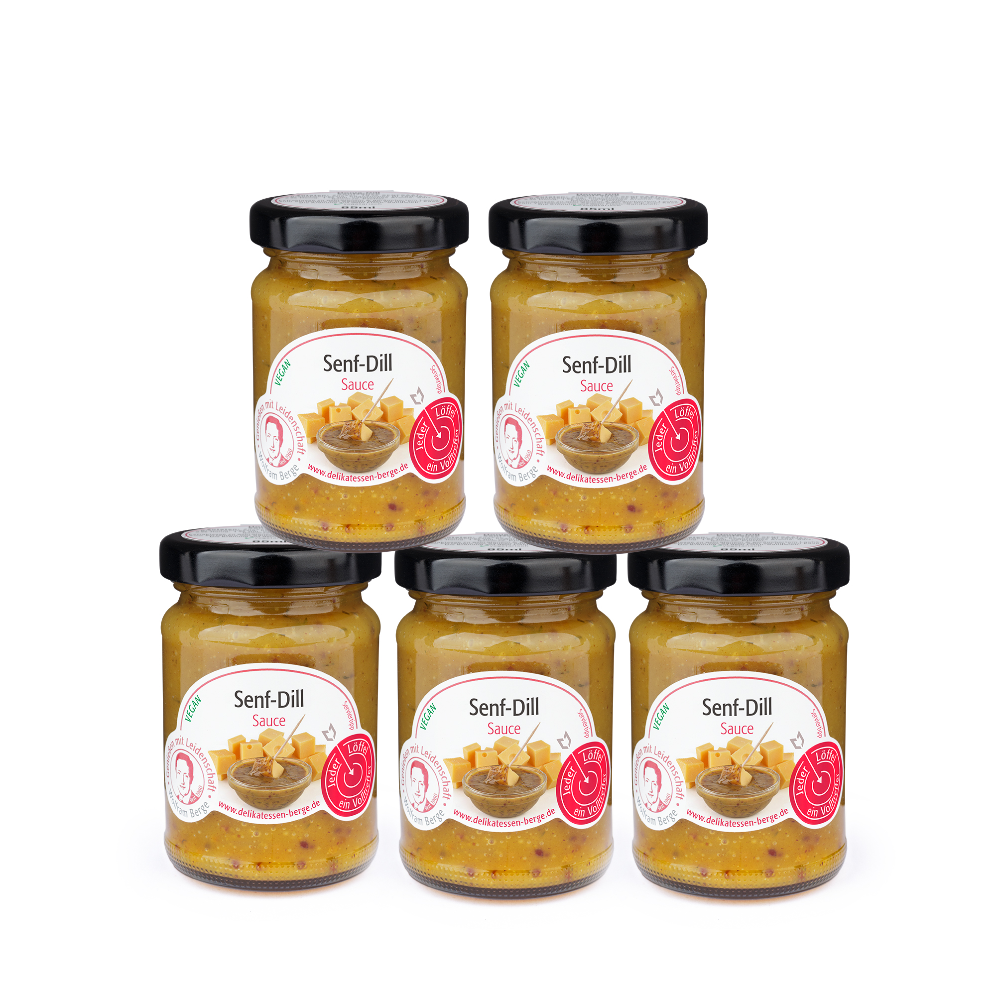 5er Bundle Senf-Dill Sauce 5er Bundle Senf-Dill Sauce