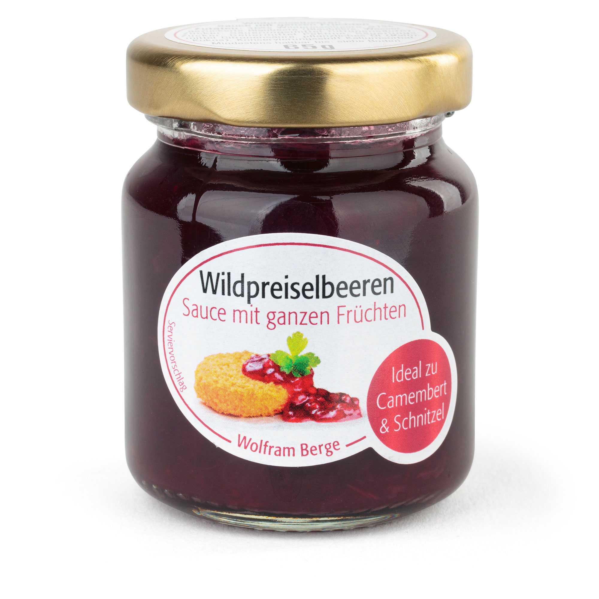 34020466 Wildpreiselbeeren-Sauce mit ganzen Früchten