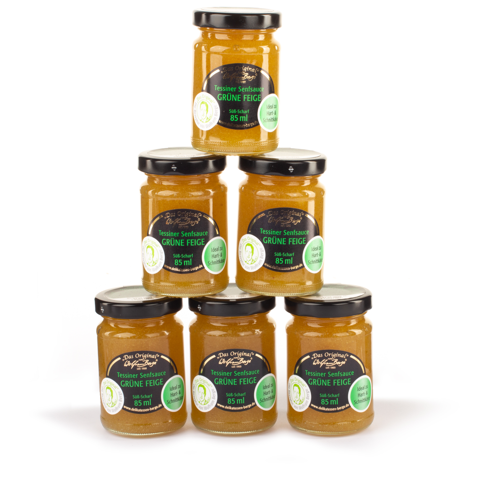 6er Bundle Original Tessiner Senfsauce Grüne Feige