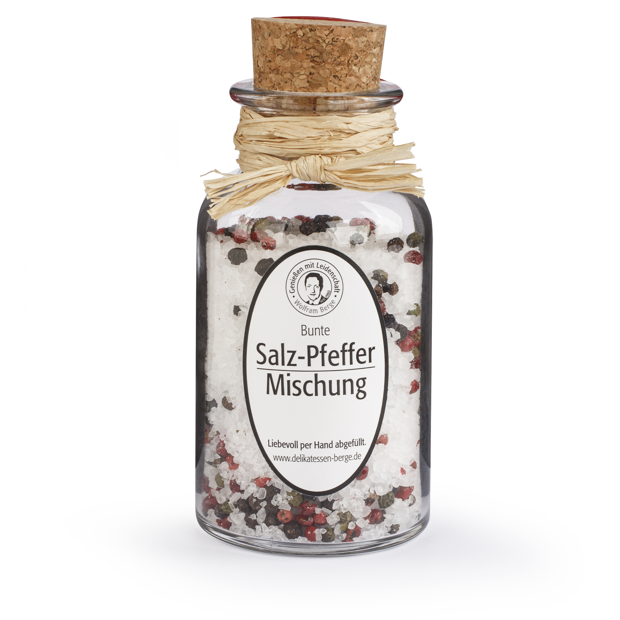 44031022 Bunte Salz-Pfeffer Mischung im Apothekerglas