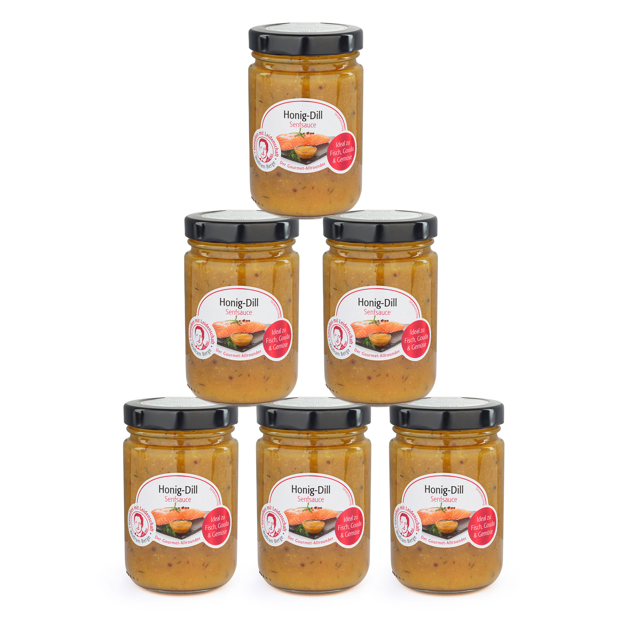 6er Bundle Honig-Dill Senfsauce