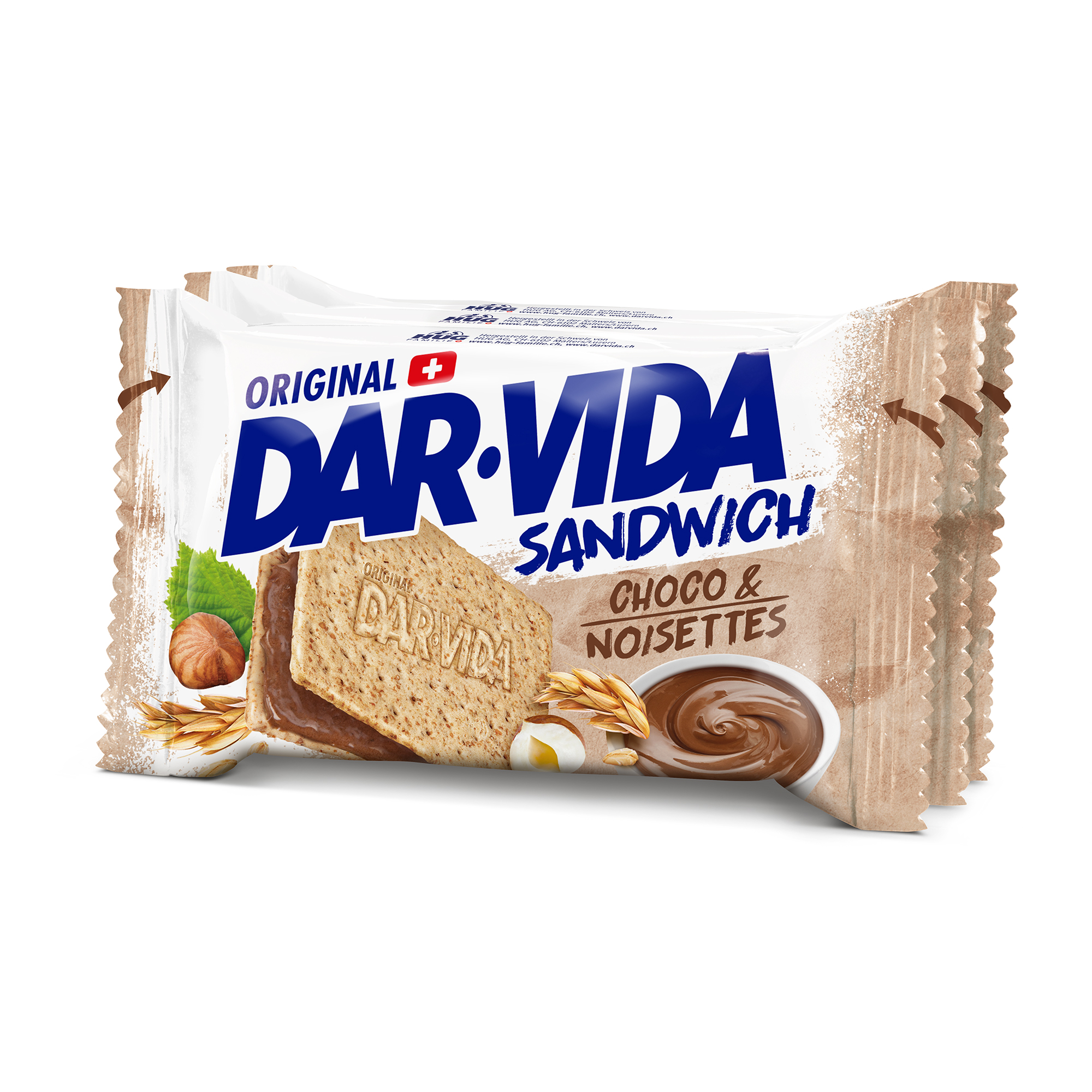 DAR-VIDA Sandwich Schoko & Haselnusscrème
