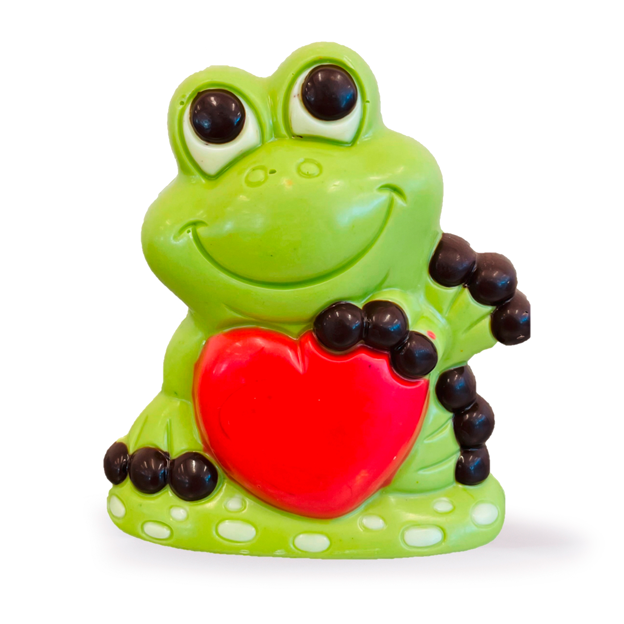Schokoladen-Frosch mit Herz