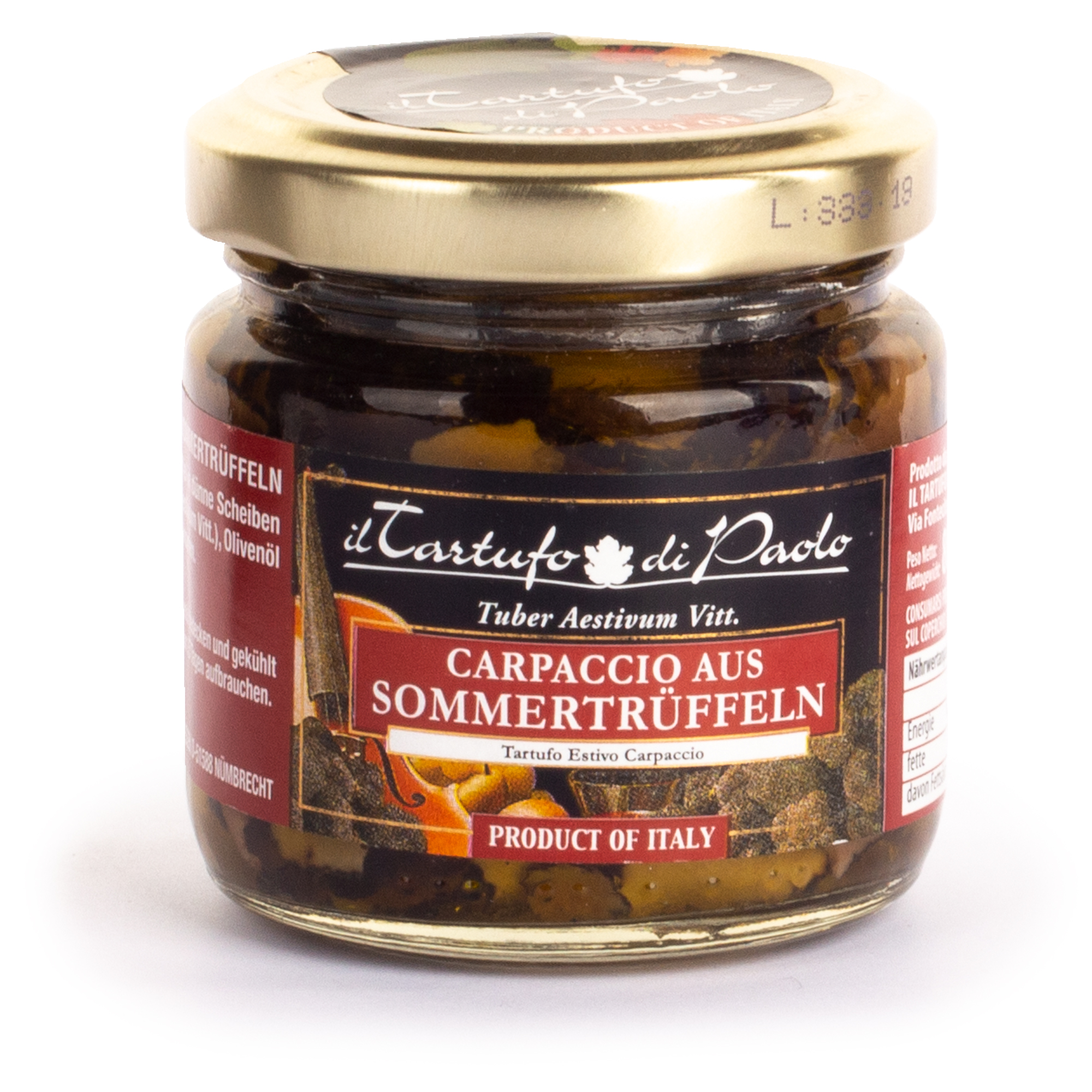 40040400 Carpaccio aus Sommertrüffeln