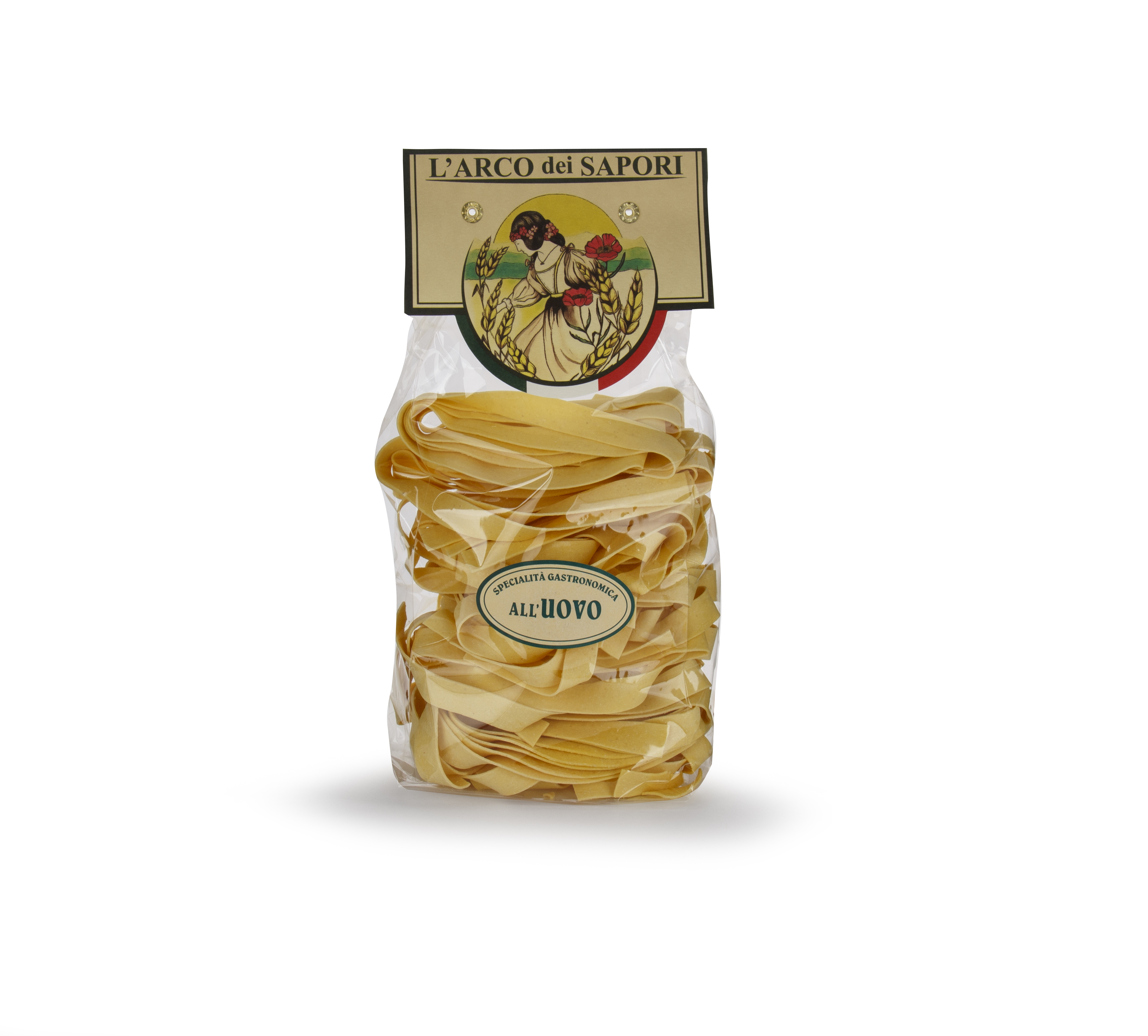Pappardelle all'Uovo -Breite Bandnudeln mit Ei