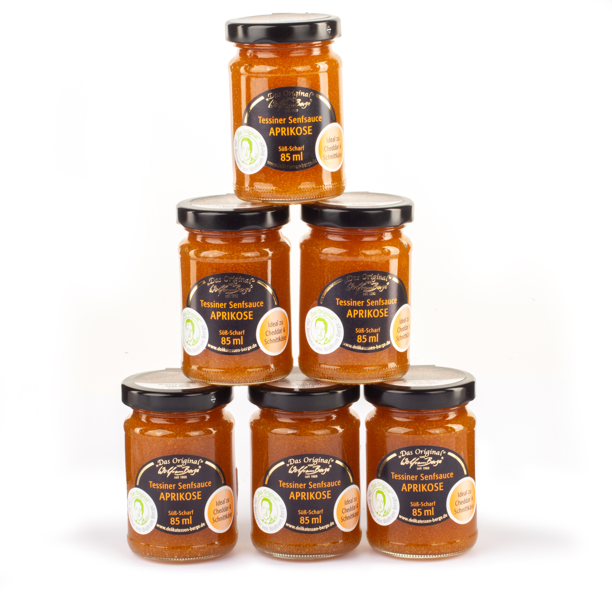 6er Bundle Original Tessiner Senfsauce Aprikose