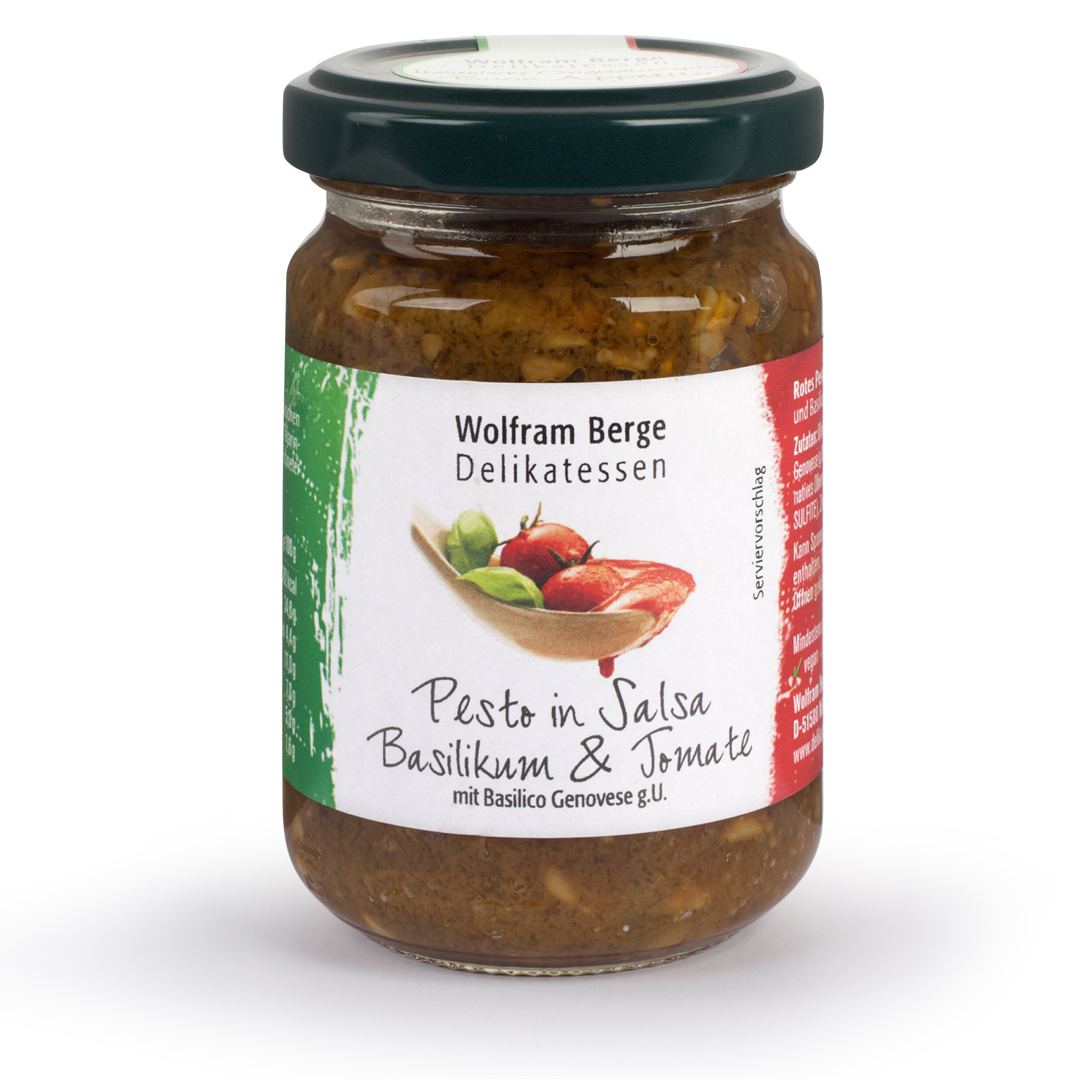 40090801 Pesto in Salsa Basilikum und Tomaten