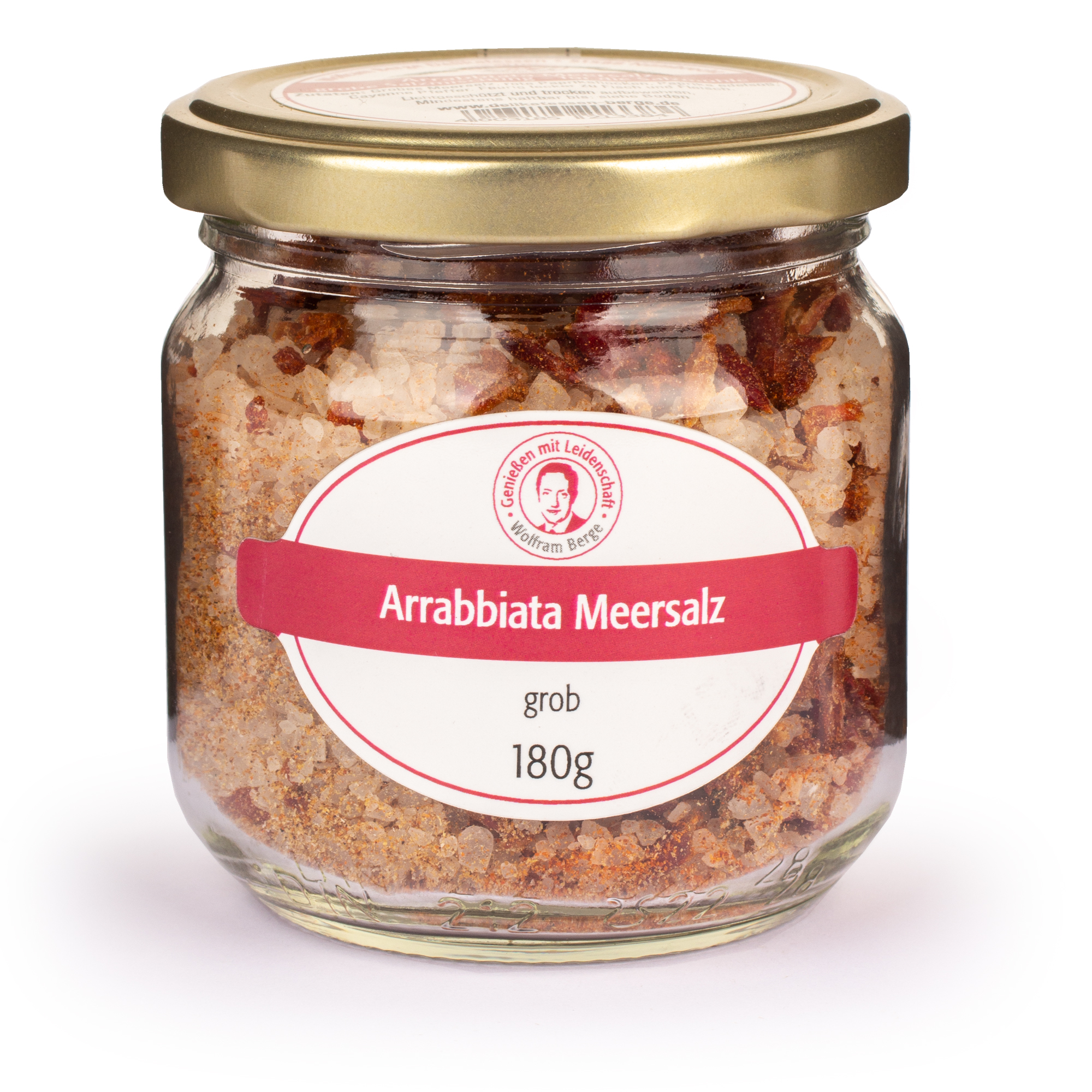 Arrabbiata-Meersalz, grobe Mischung